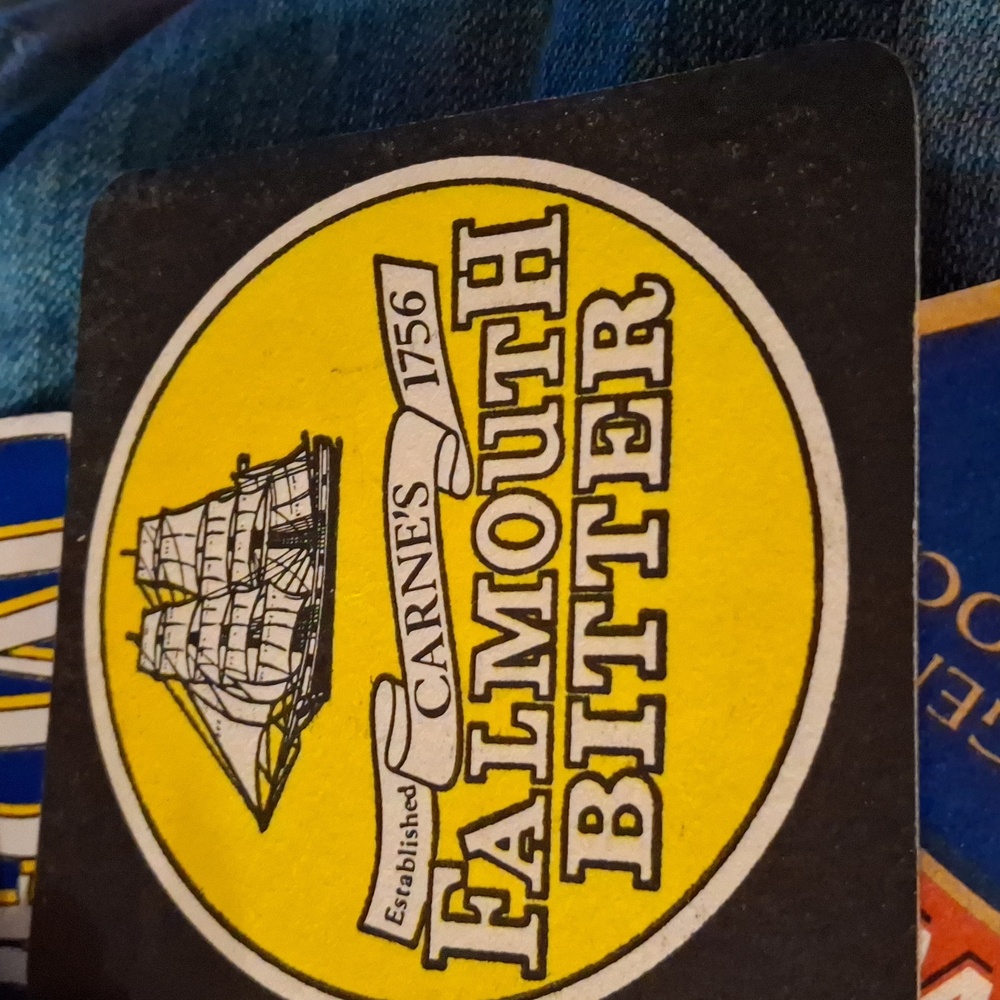 7 Vintage Beer Coaster Collection lot science bitter  Eagle Jamaica pint 1664 - Picture 2 of 4